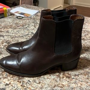 Frye Dark Brown Ankle Boots